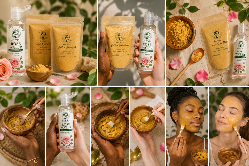 KristaLiss Golden Glow Mask Kit

50 g Mask Powder + Rose Water Included